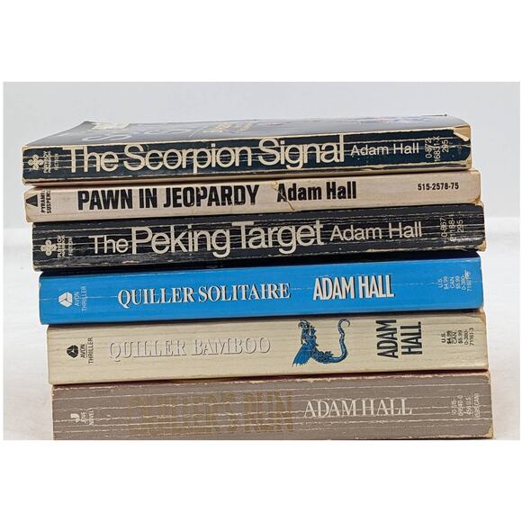 Adam Hall Lot 6 Paperback Books Quiller Run Peking Target Pawn Jeopardy Vintage - Picture 13 of 15